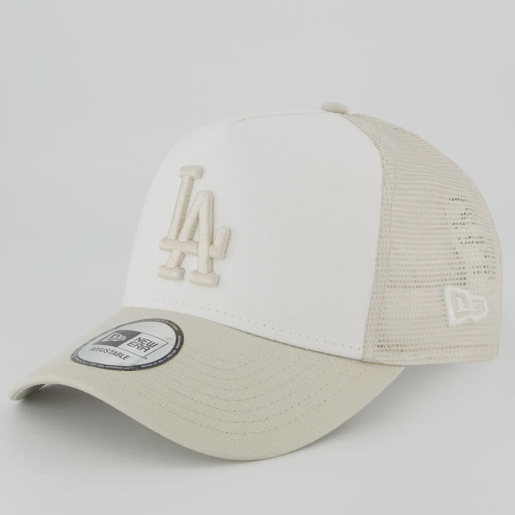 Imagem 1 do produto Boné New Era Los Angeles Dodgers 940AF League Essential Trucker MLB Aba Curva