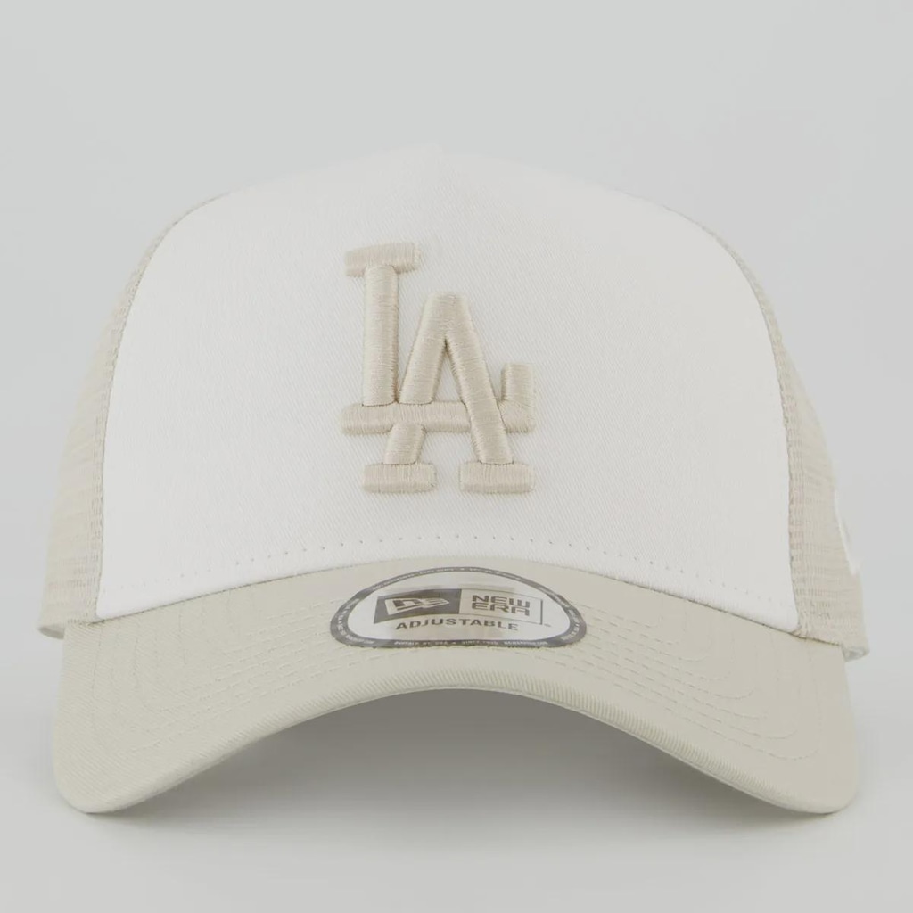 Imagem 2 do produto Boné New Era Los Angeles Dodgers 940AF League Essential Trucker MLB Aba Curva