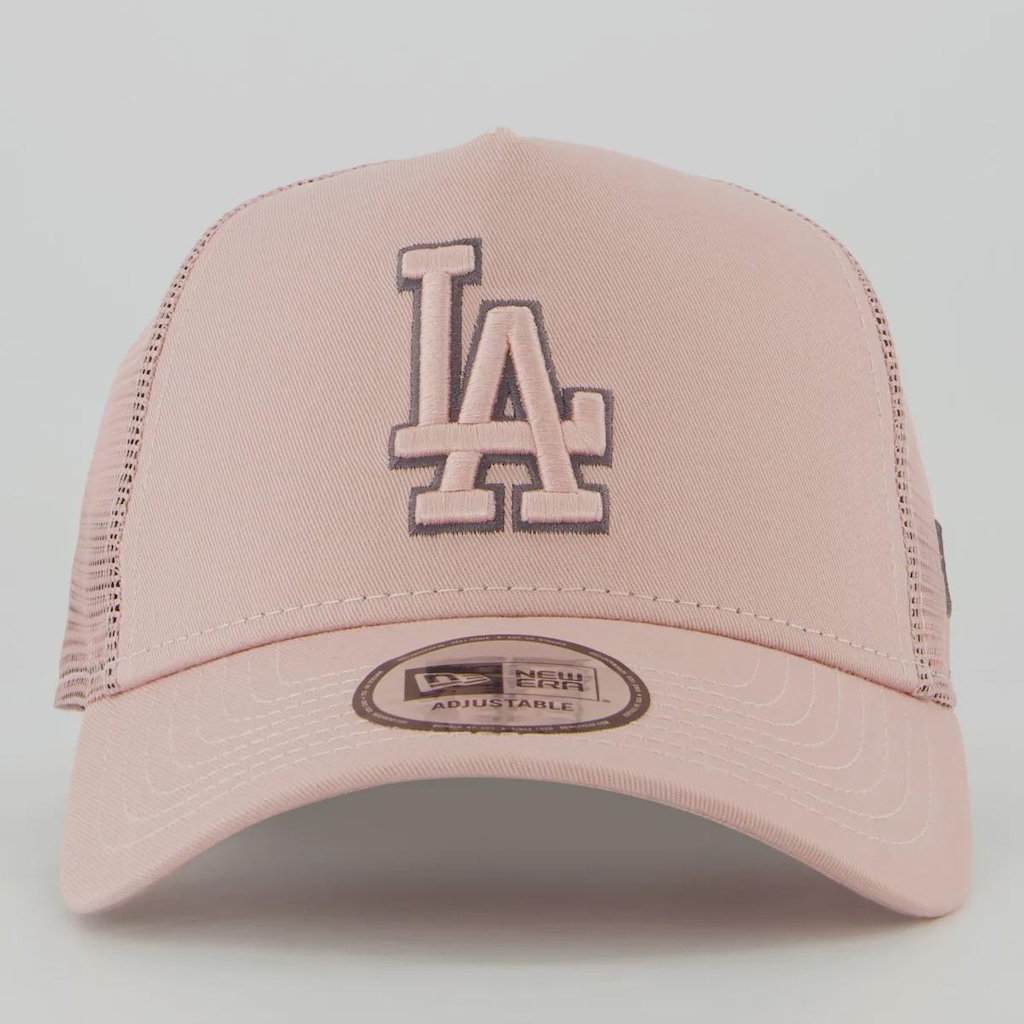 Imagem 2 do produto Boné Unissex New Era Los Angeles Dodgers 940AF Outline Trucker MLB Aba Curva