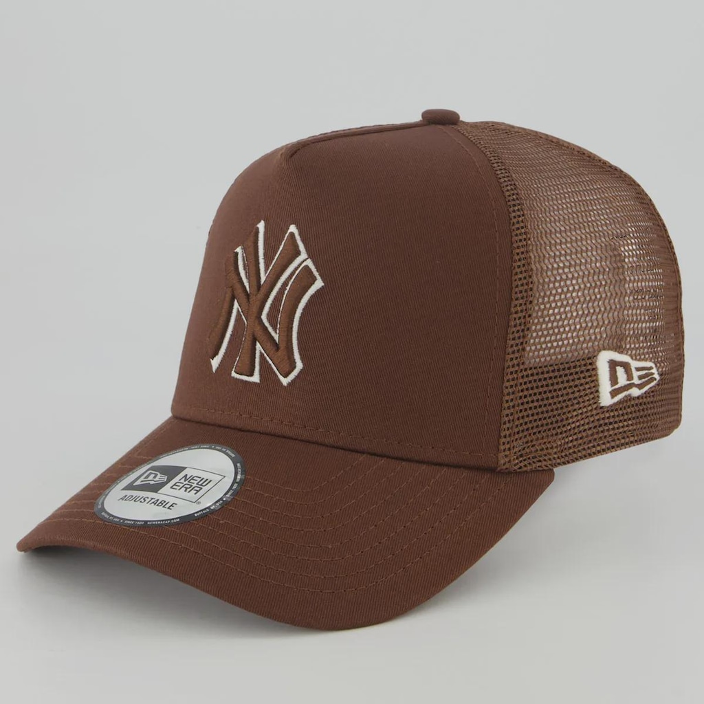 Imagem 1 do produto Boné Unissex New Era New York Yankees 940AF Outline Trucker MLB Aba Curva