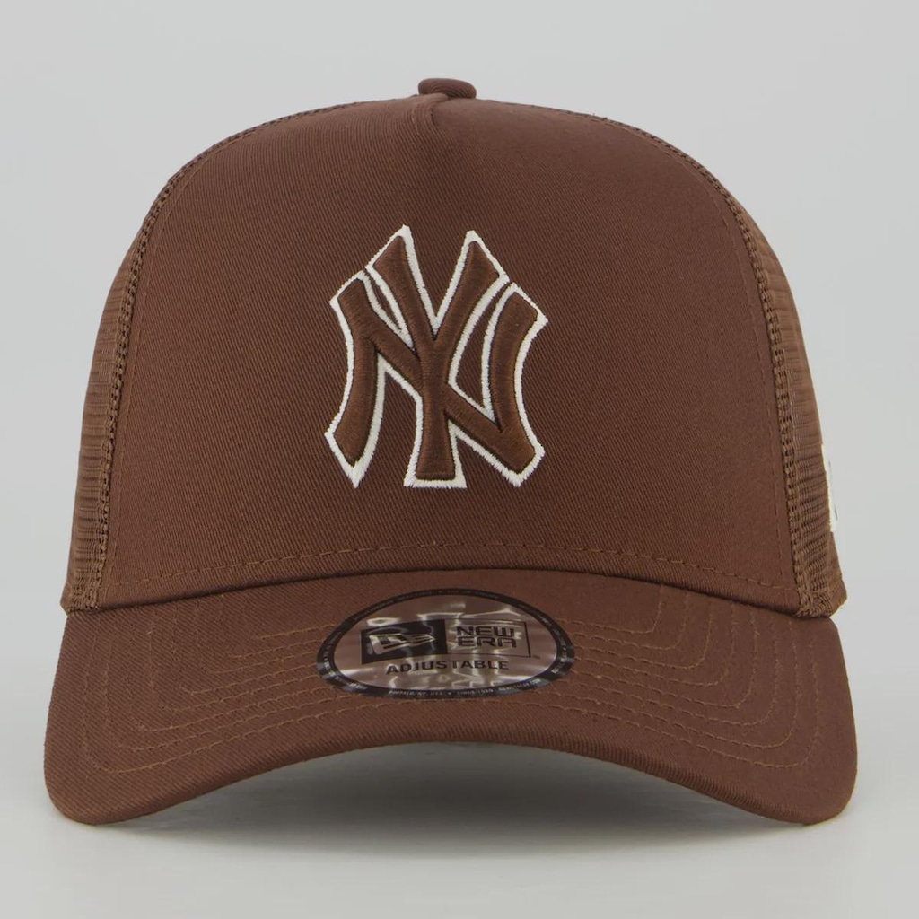 Imagem 2 do produto Boné Unissex New Era New York Yankees 940AF Outline Trucker MLB Aba Curva
