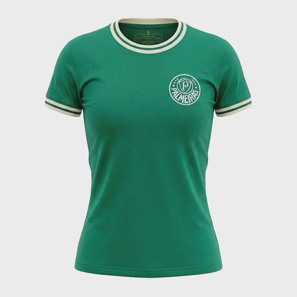 Imagem 1 do produto Camiseta do Palmeiras Retrô Betel Nostalgia 1976 Feminina
