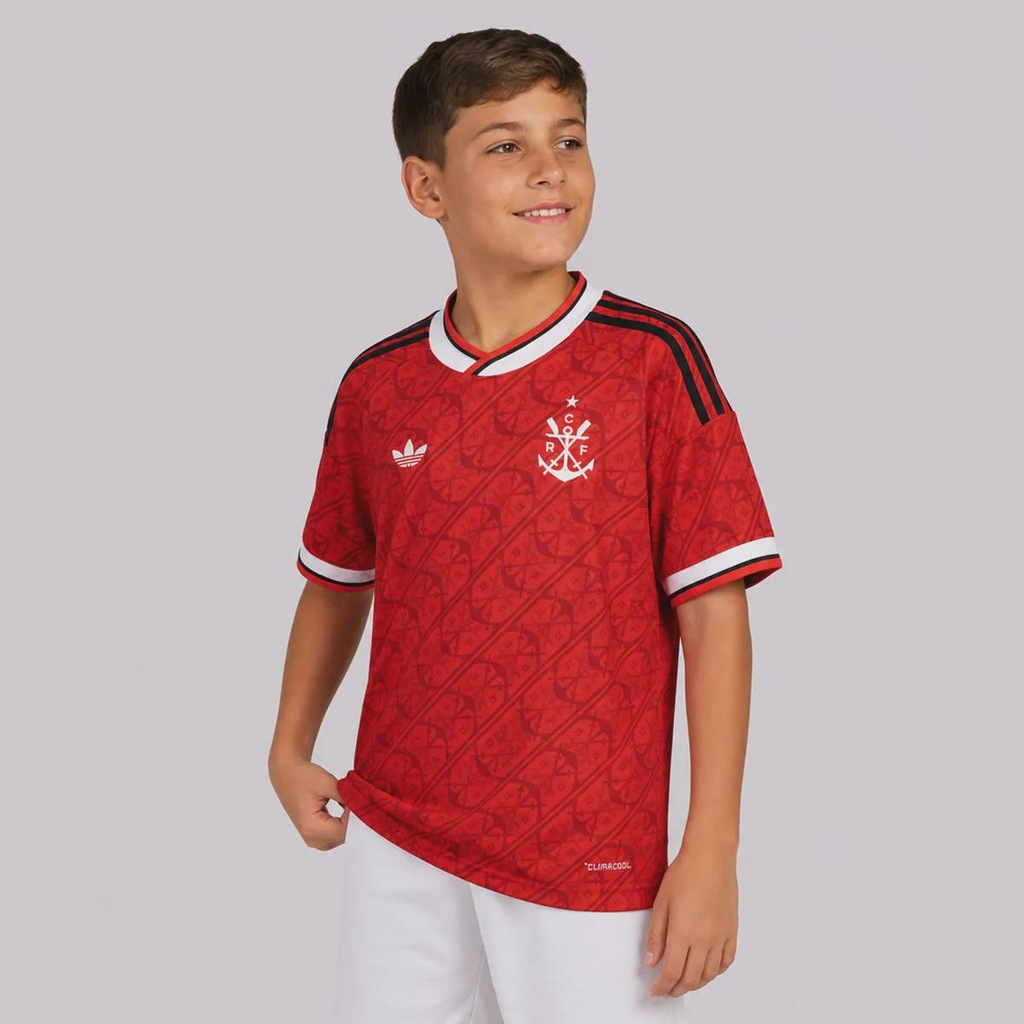 Imagem 3 do produto Camisa do Flamengo III 26/27 adidas Infantil