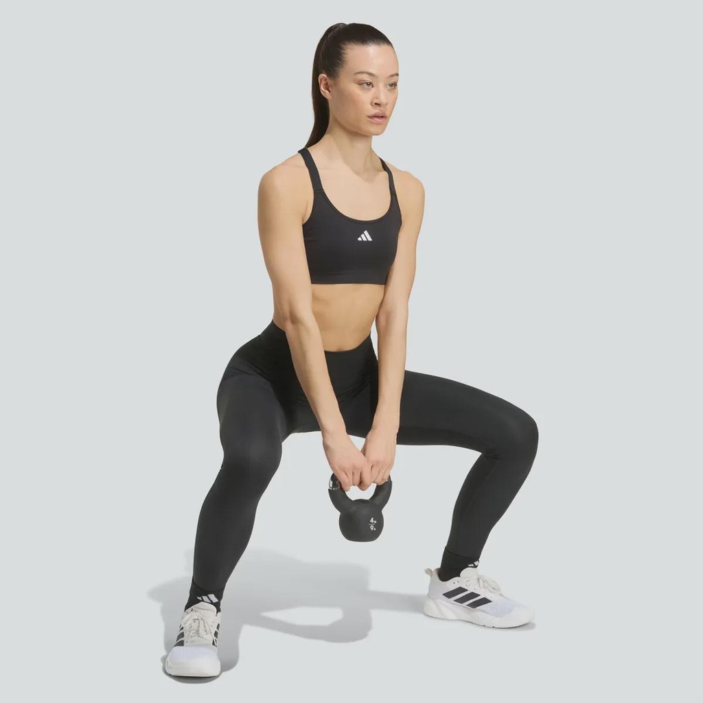 Imagem 4 do produto Kit 2 Tops adidas Optime Essentials Suporte Leve Feminino