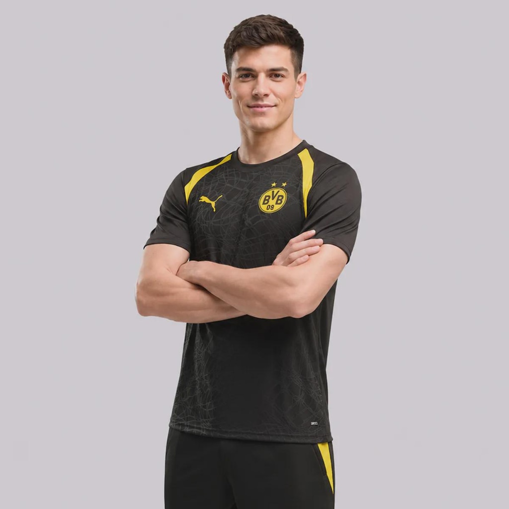 Imagem 2 do produto Camisa do Borussia Dortmund Slim Treino Puma Masculina