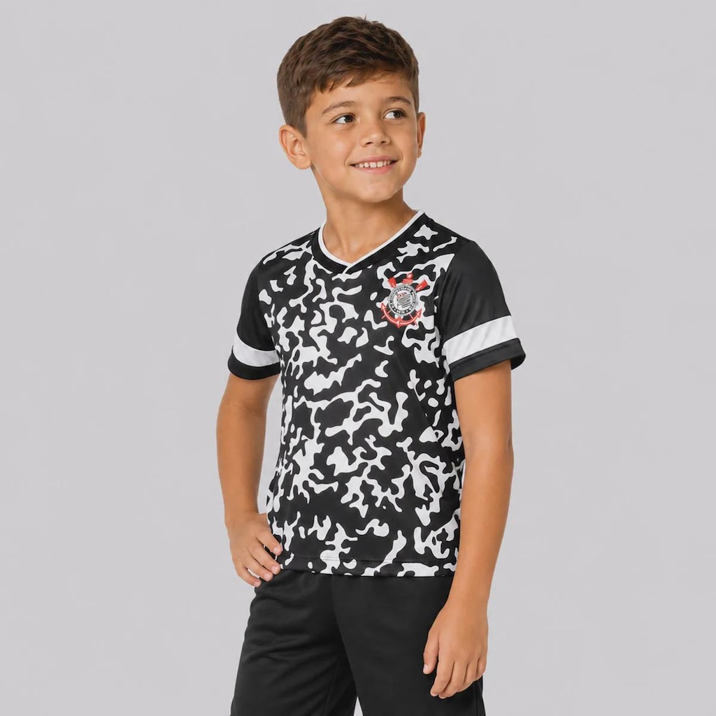 Imagem 3 do produto Camisa do Corinthians Camuflada Infantil