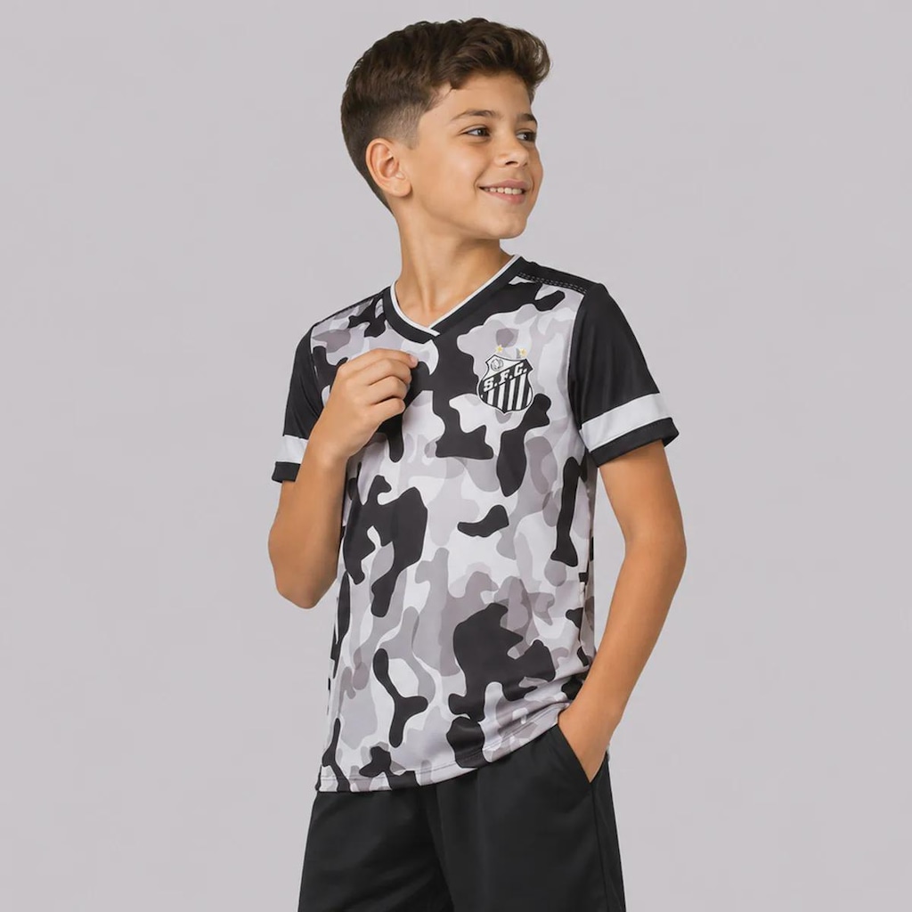 Imagem 3 do produto Camisa do Santos Camuflada Infantil