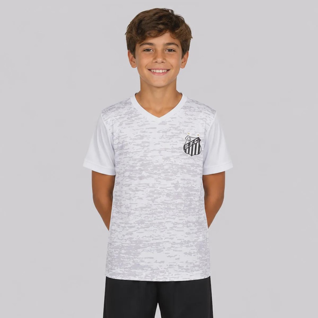 Imagem 1 do produto Camisa do Santos Rajada Infantil