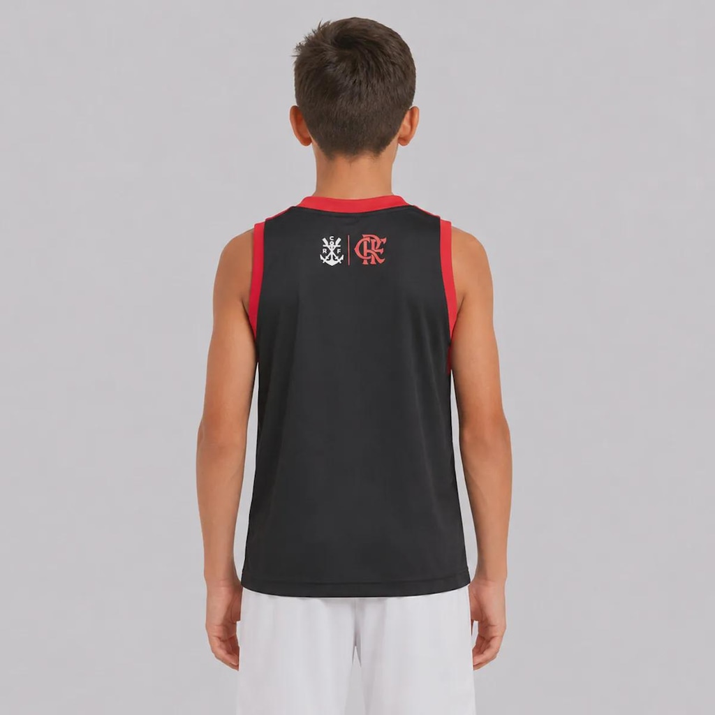 Imagem 4 do produto Camiseta Regata do Flamengo Vivaz Infantil