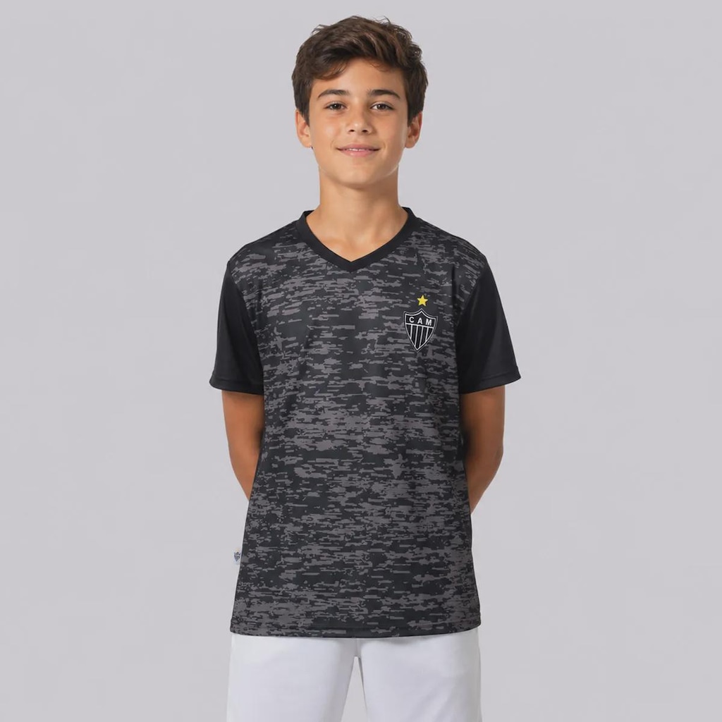 Imagem 1 do produto Camisa do Atlético Mineiro Rajada Infantil