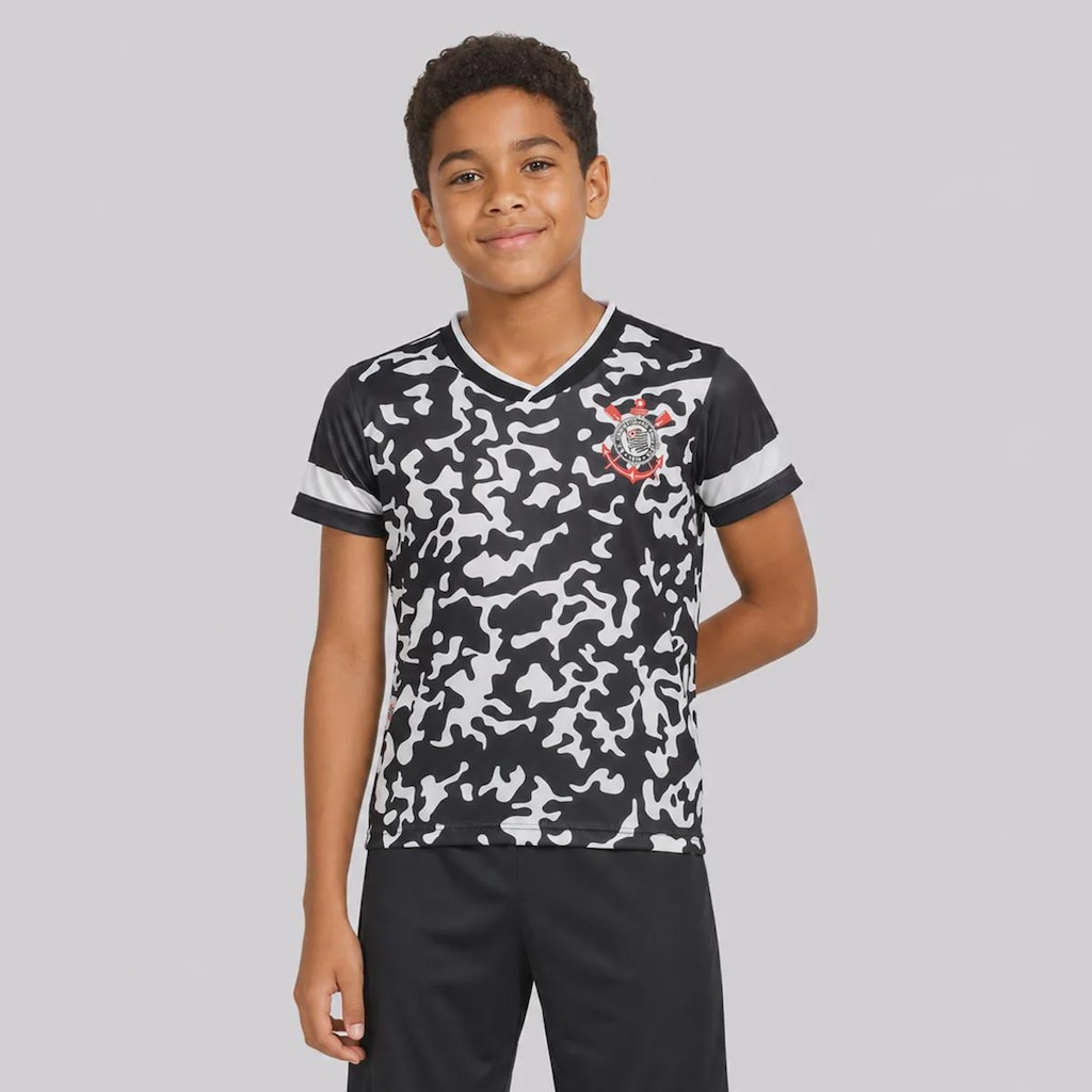 Imagem 1 do produto Camisa Corinthians Camuflada Infantil