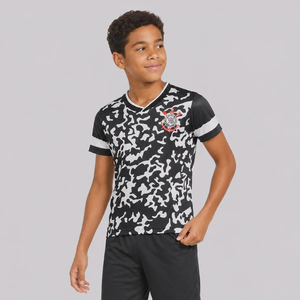 Imagem 3 do produto Camisa Corinthians Camuflada Infantil