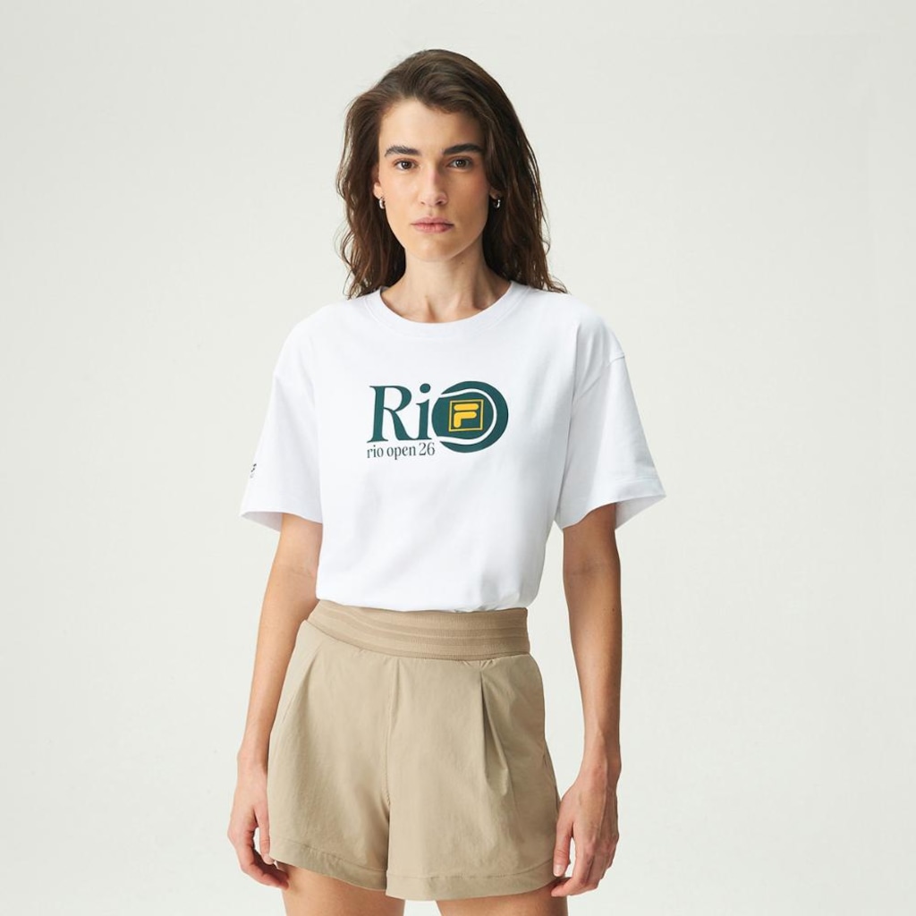 Imagem 1 do produto Camiseta Fila Comfort Rio Open 26 Feminina