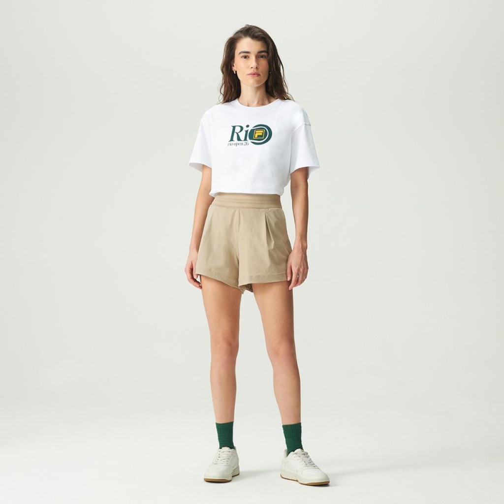 Imagem 3 do produto Camiseta Fila Comfort Rio Open 26 Feminina