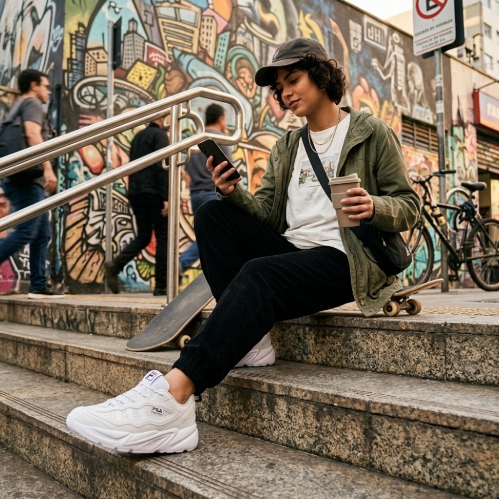 Imagem 4 do produto Tênis Feminino Fila Street Fit 3