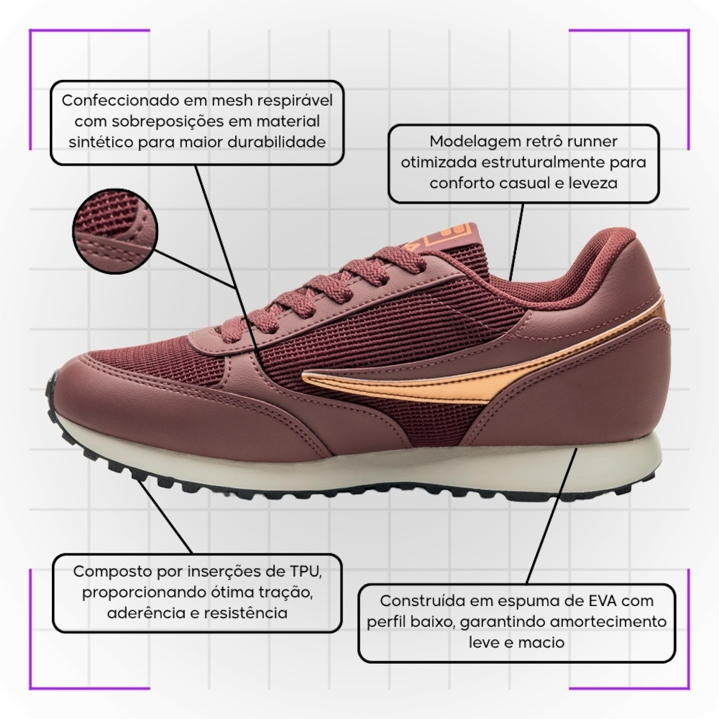 Imagem 5 do produto Tênis Feminino Fila Renno Classic
