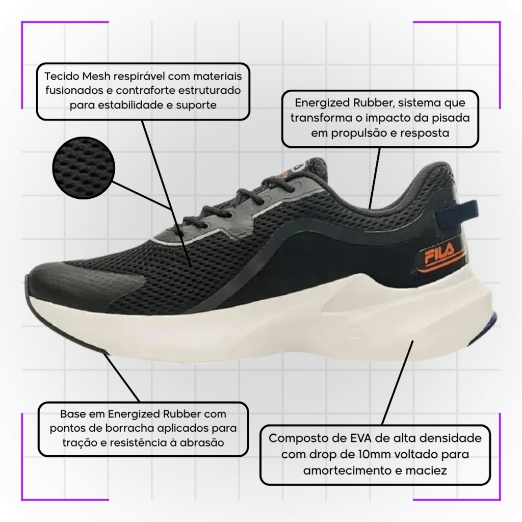 Imagem 4 do produto Tênis Masculino Fila Recovery