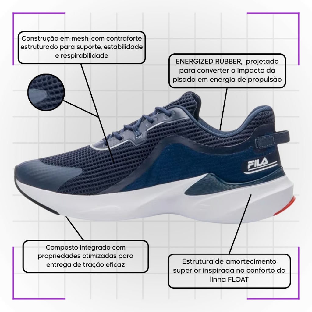 Imagem 3 do produto Tênis Masculino Fila Recovery
