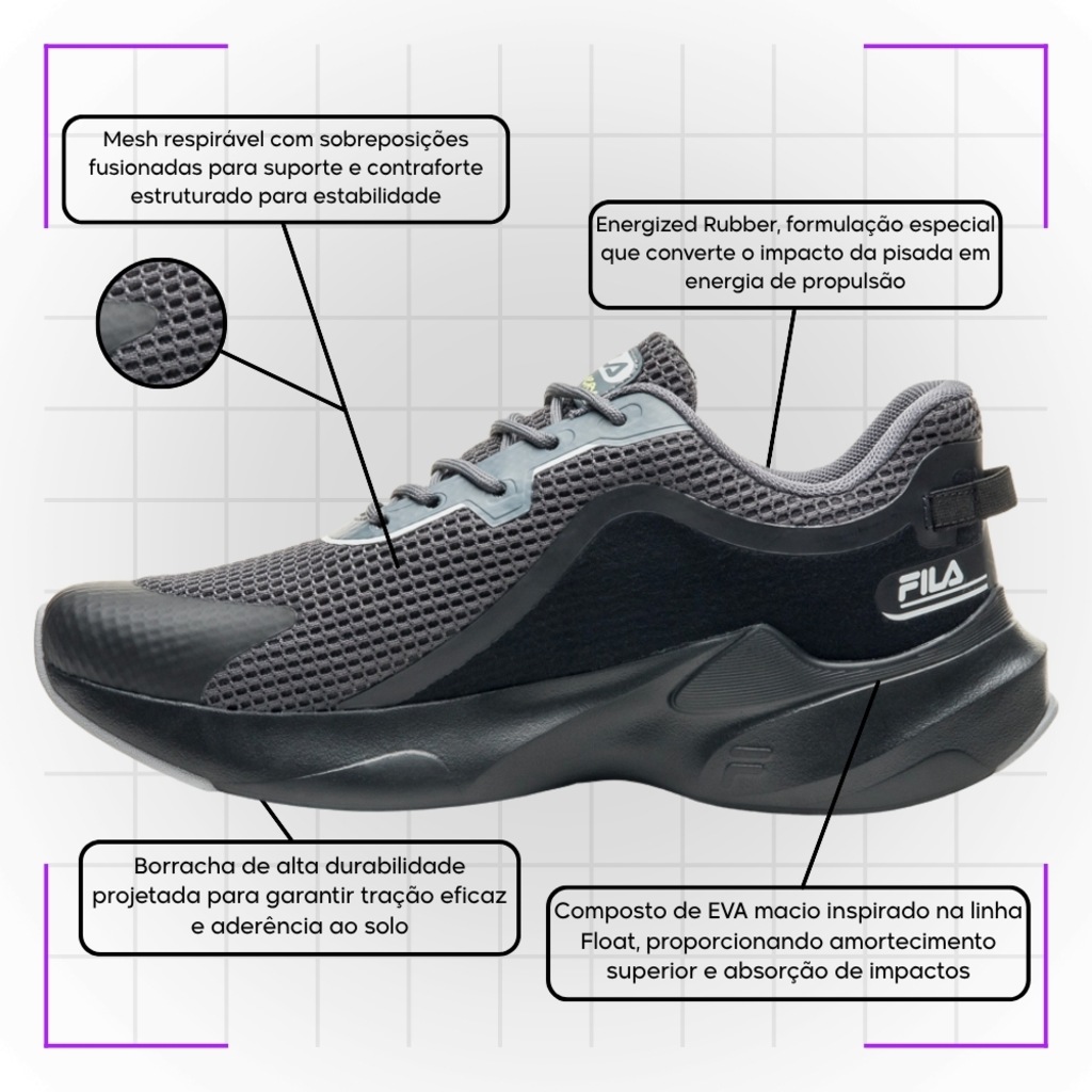 Imagem 3 do produto Tênis Masculino Fila Recovery