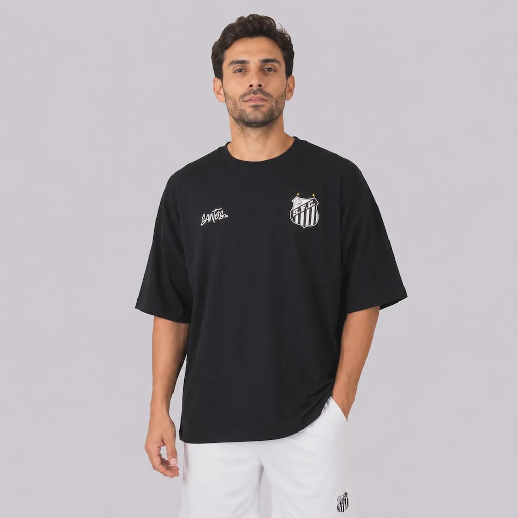 Imagem 1 do produto Camiseta do Santos Sempre Santos Oversized Masculina