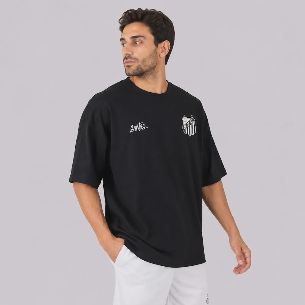 Imagem 2 do produto Camiseta do Santos Sempre Santos Oversized Masculina