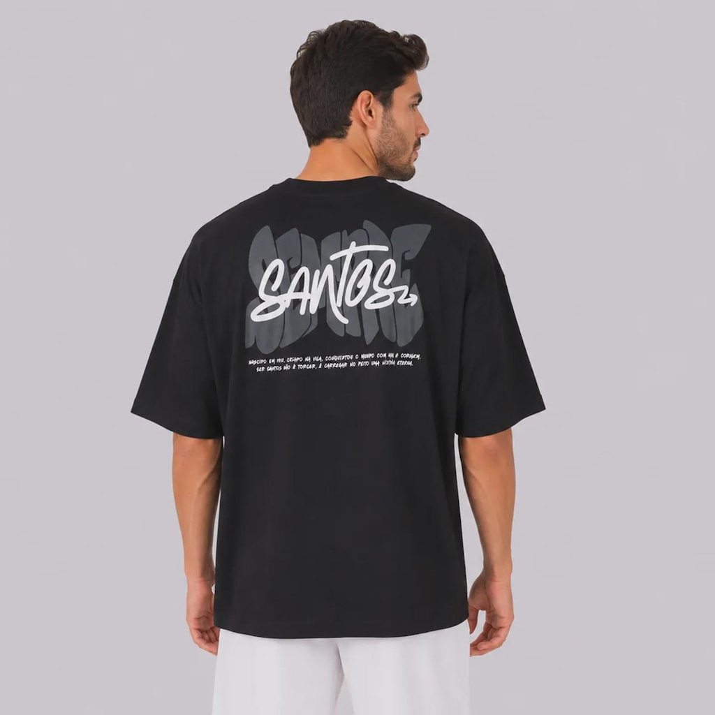 Imagem 4 do produto Camiseta do Santos Sempre Santos Oversized Masculina