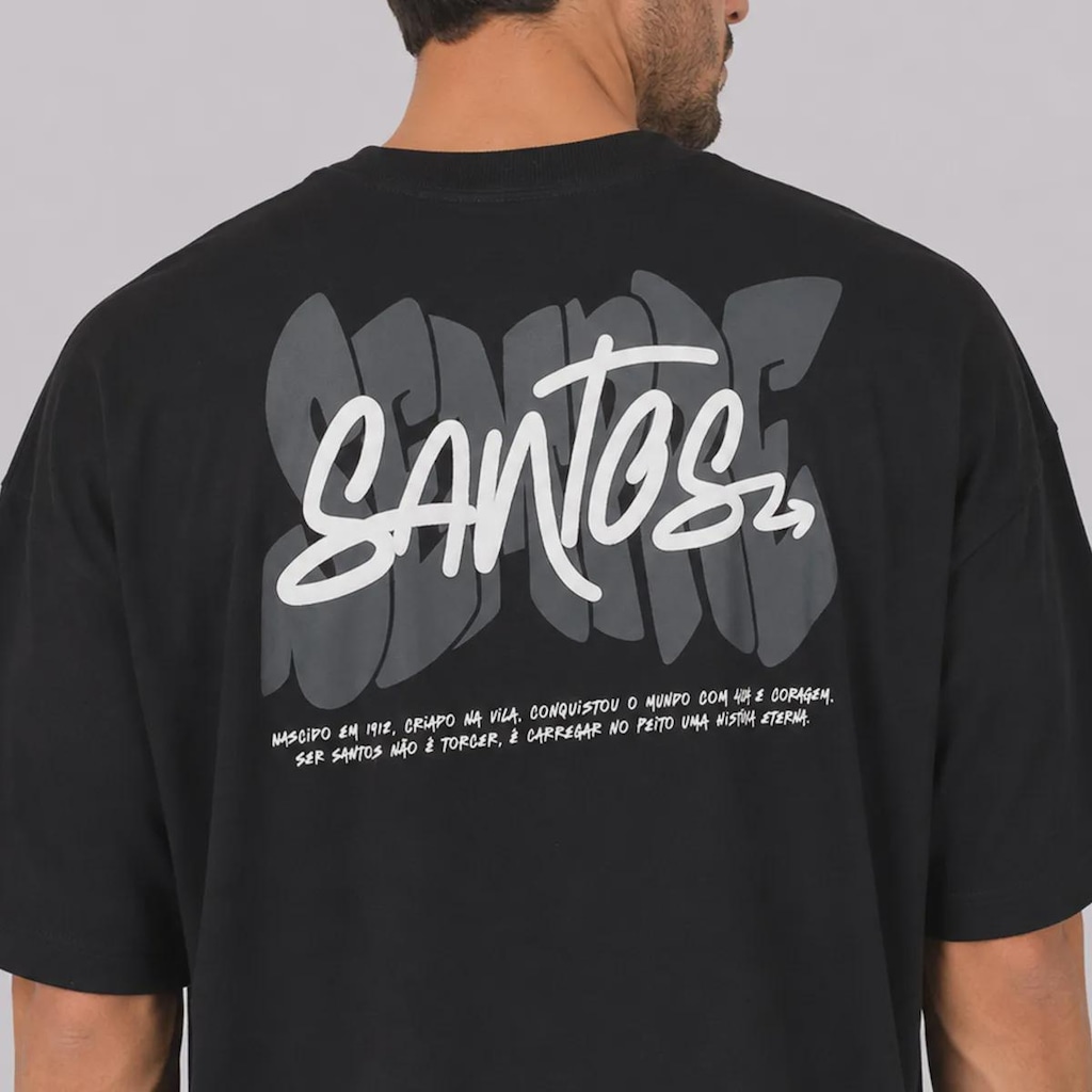 Imagem 5 do produto Camiseta do Santos Sempre Santos Oversized Masculina