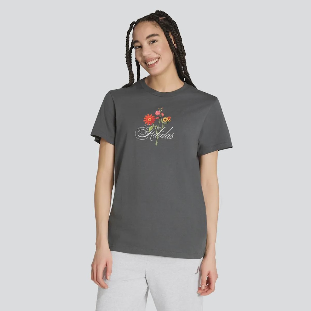 Imagem 1 do produto Camiseta adidas Flores Feminina