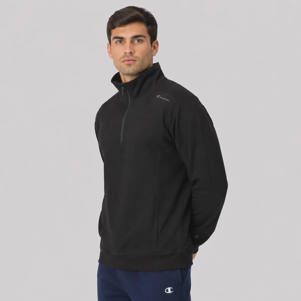 Imagem 2 do produto Blusão de Moletom Champion Quarter Zip Mini Script Logo Masculino