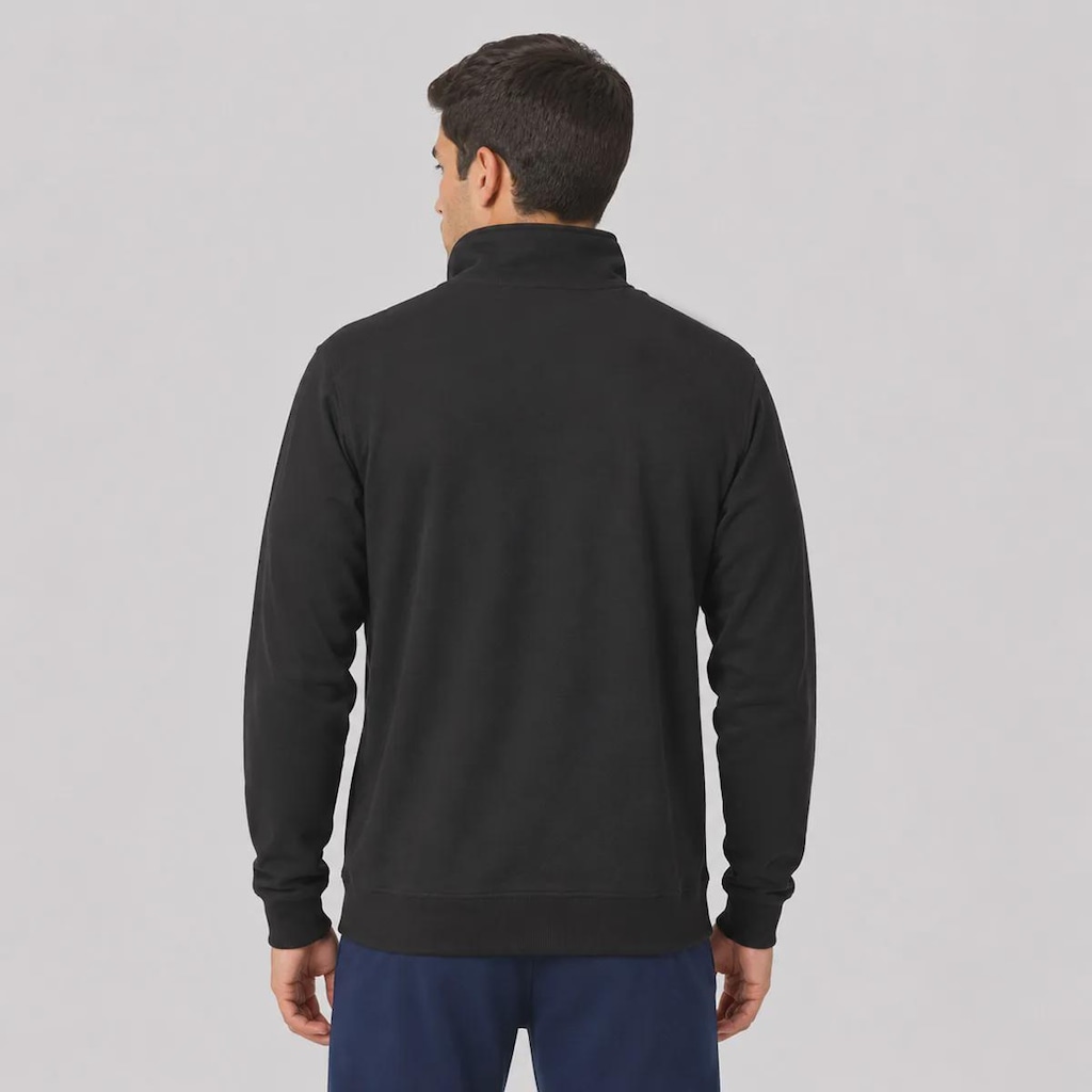 Imagem 4 do produto Blusão de Moletom Champion Quarter Zip Mini Script Logo Masculino