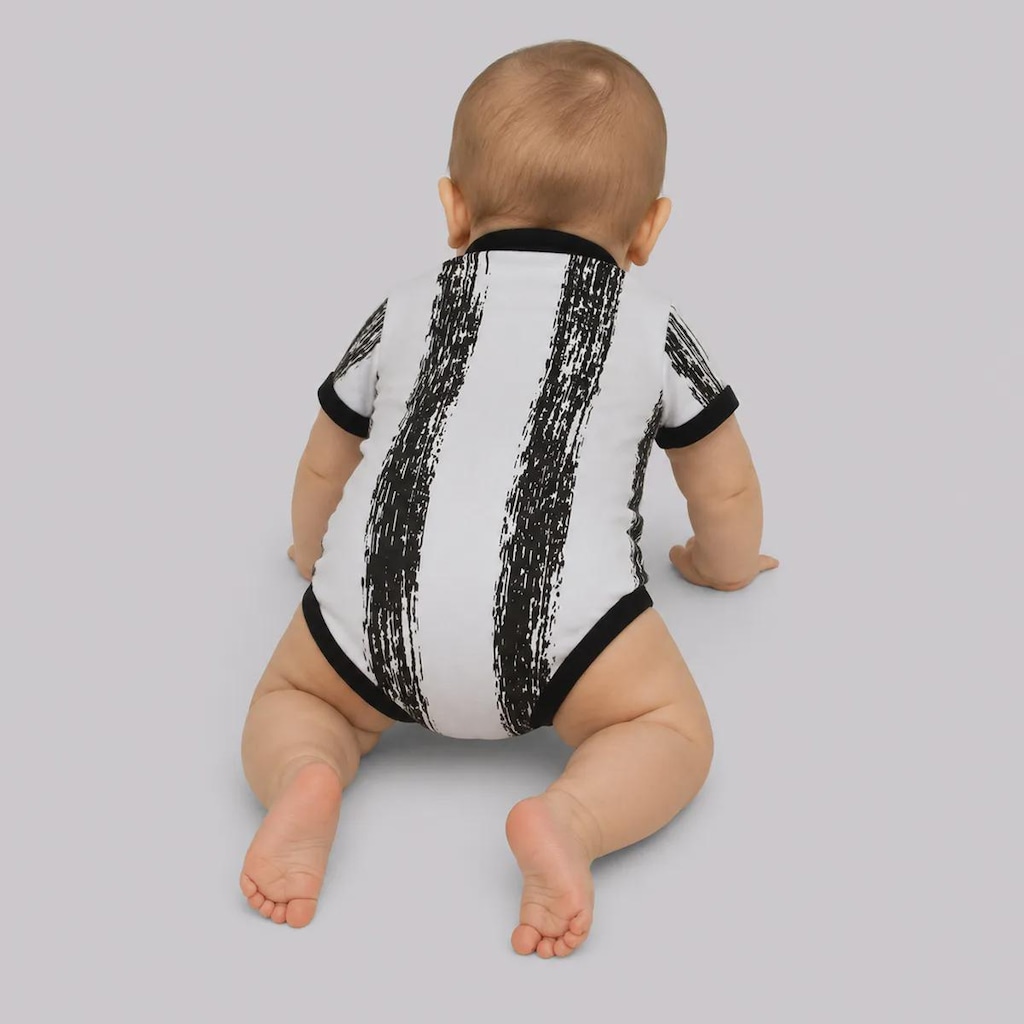 Imagem 2 do produto Body Polo do Corinthians Listra Pinceladas Infantil