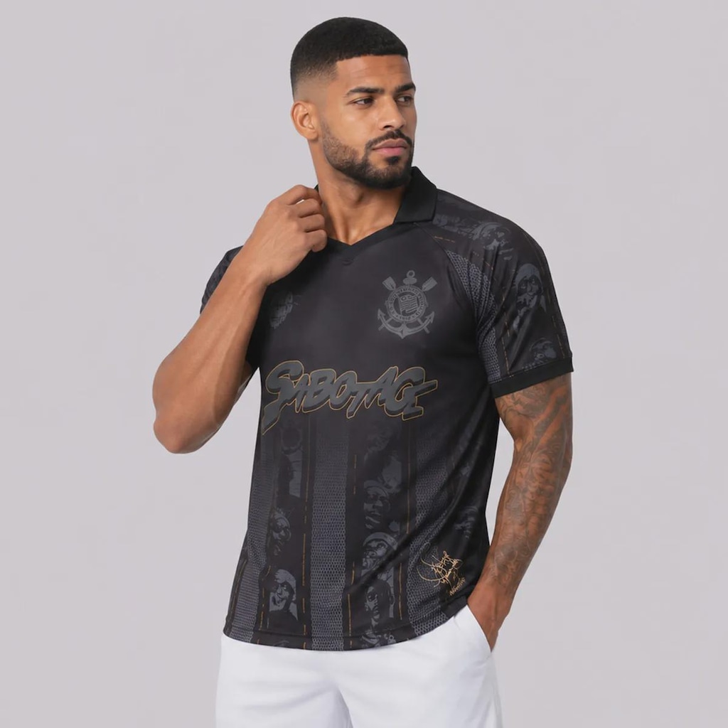 Imagem 3 do produto Camisa Polo do Corinthians X Sabotage Esportiva Masculina