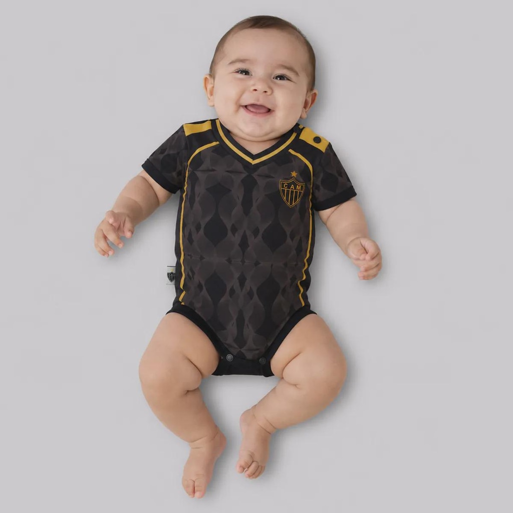 Imagem 1 do produto Body do Atlético Mineiro Camisa 3 Infantil