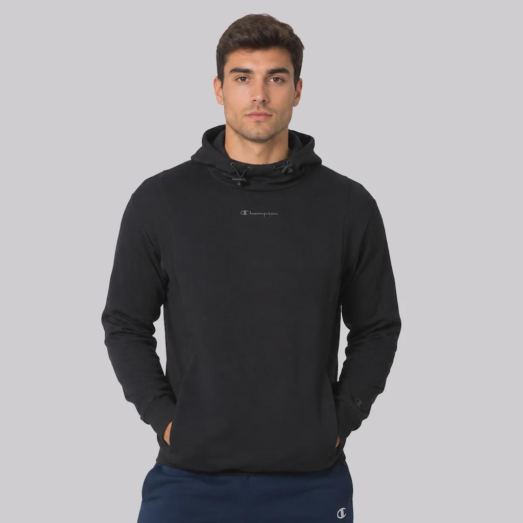 Imagem 1 do produto Blusão de Moletom Champion Tech Mini Script Logo Masculino