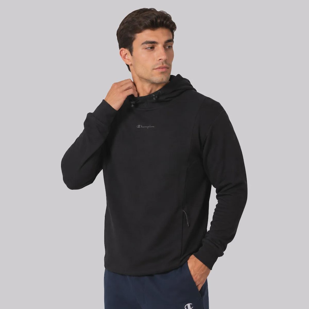 Imagem 2 do produto Blusão de Moletom Champion Tech Mini Script Logo Masculino