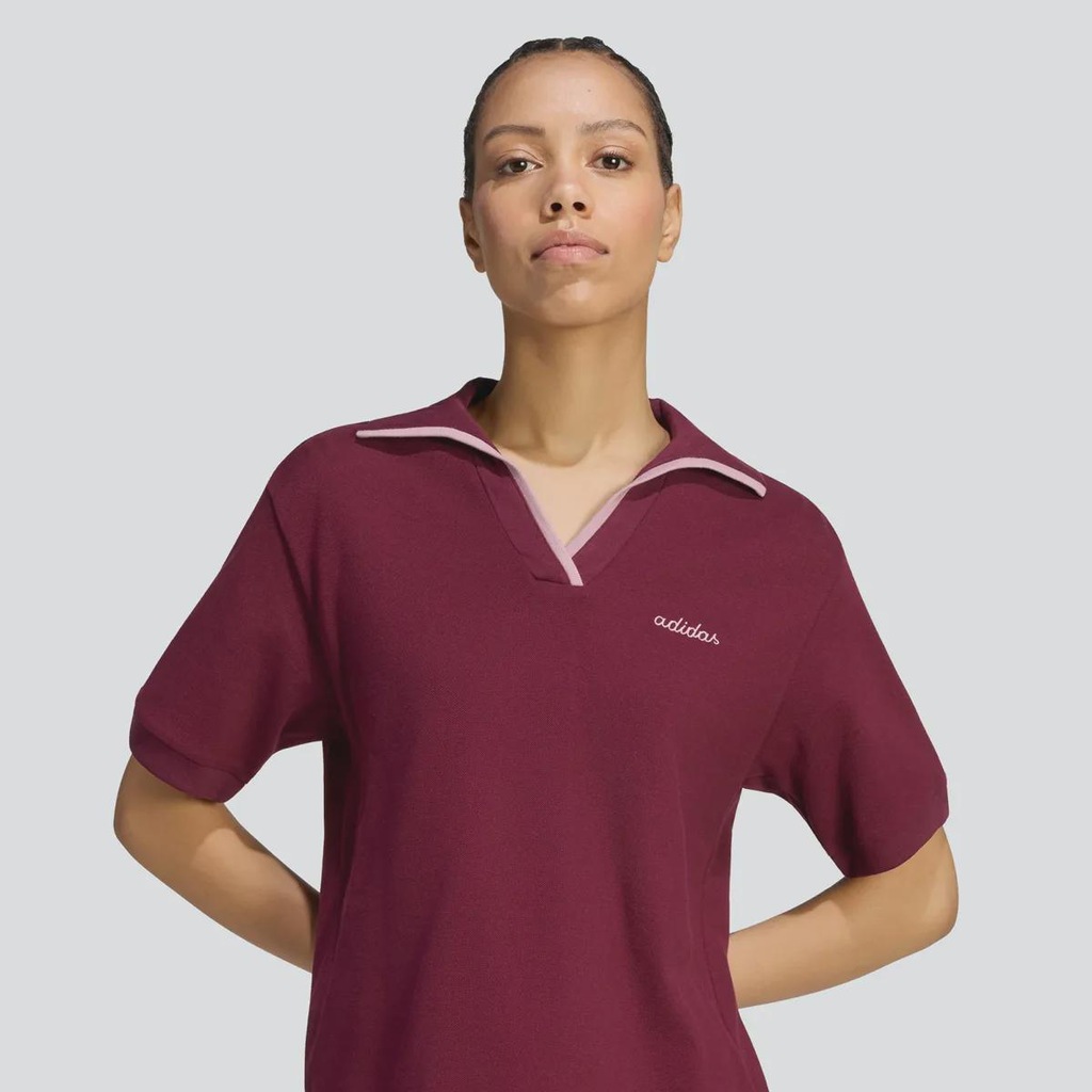 Imagem 3 do produto Camisa Polo adidas Seasonal Essentials Collegiate Feminina
