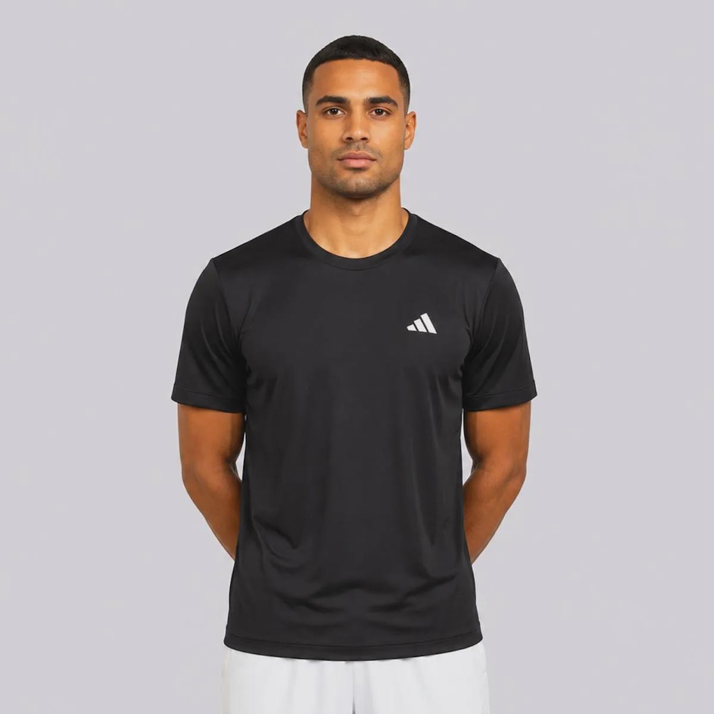 Imagem 1 do produto Camiseta adidas Treino 3 Listras Poliamida Masculina