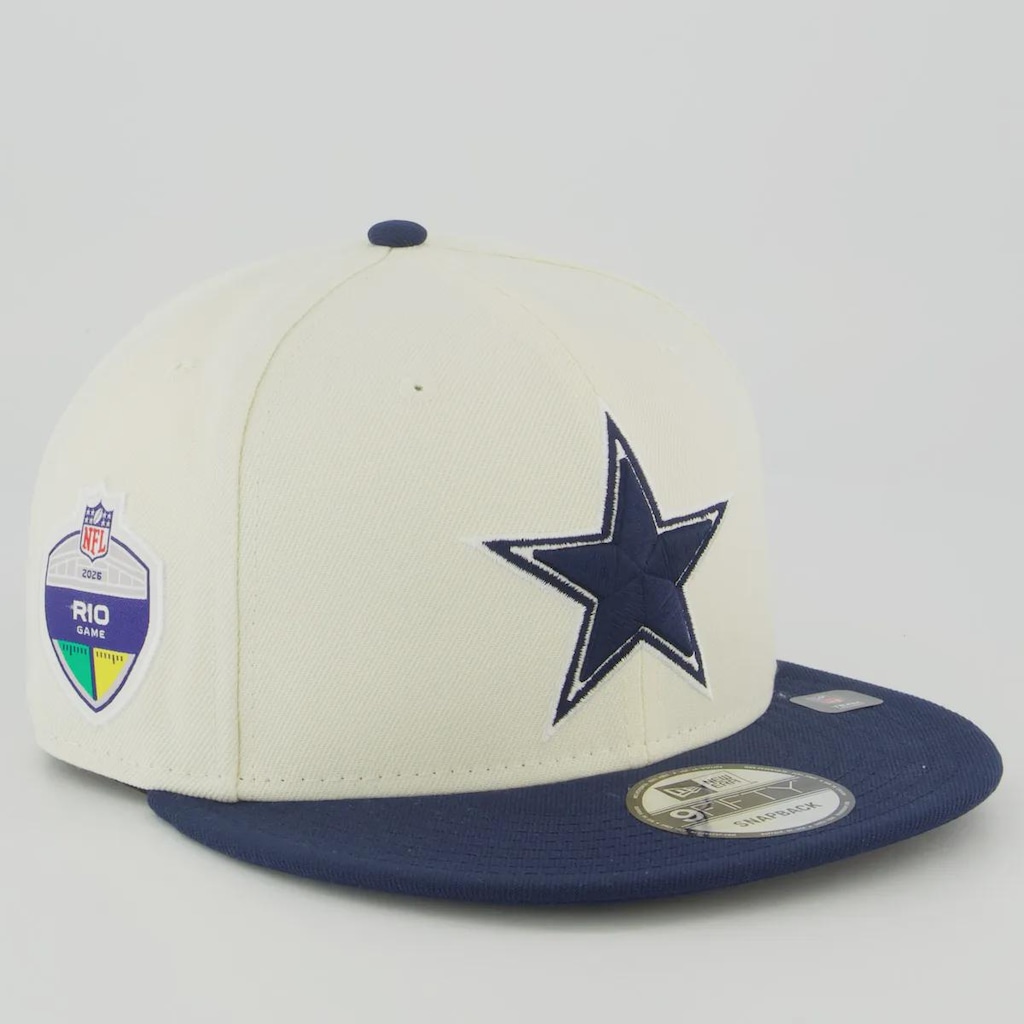 Imagem 3 do produto Boné Unissex New Era Dallas Cowboys 950 NFL Brasil Game 2026 Aba Curva