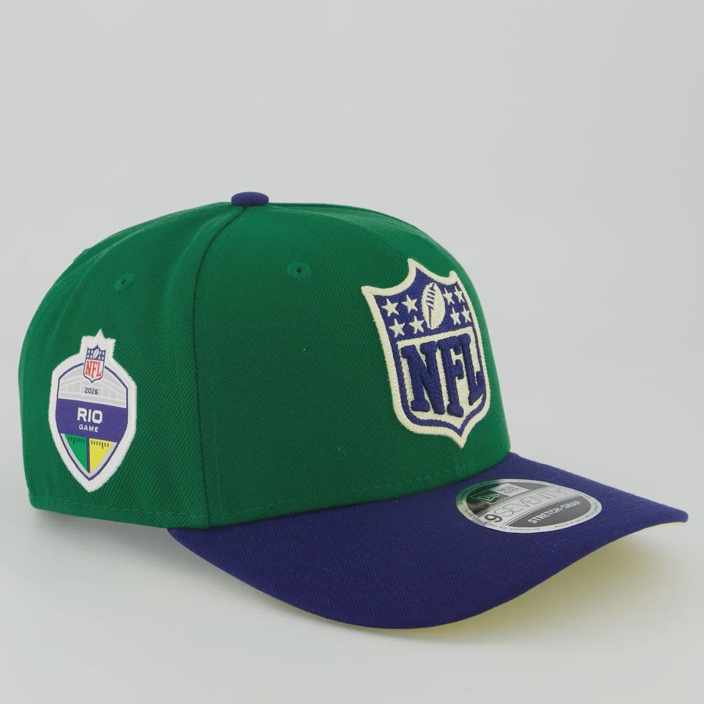 Imagem 3 do produto Boné Unissex New Era NFL Brasil Game 2026 Logo Aba Curva