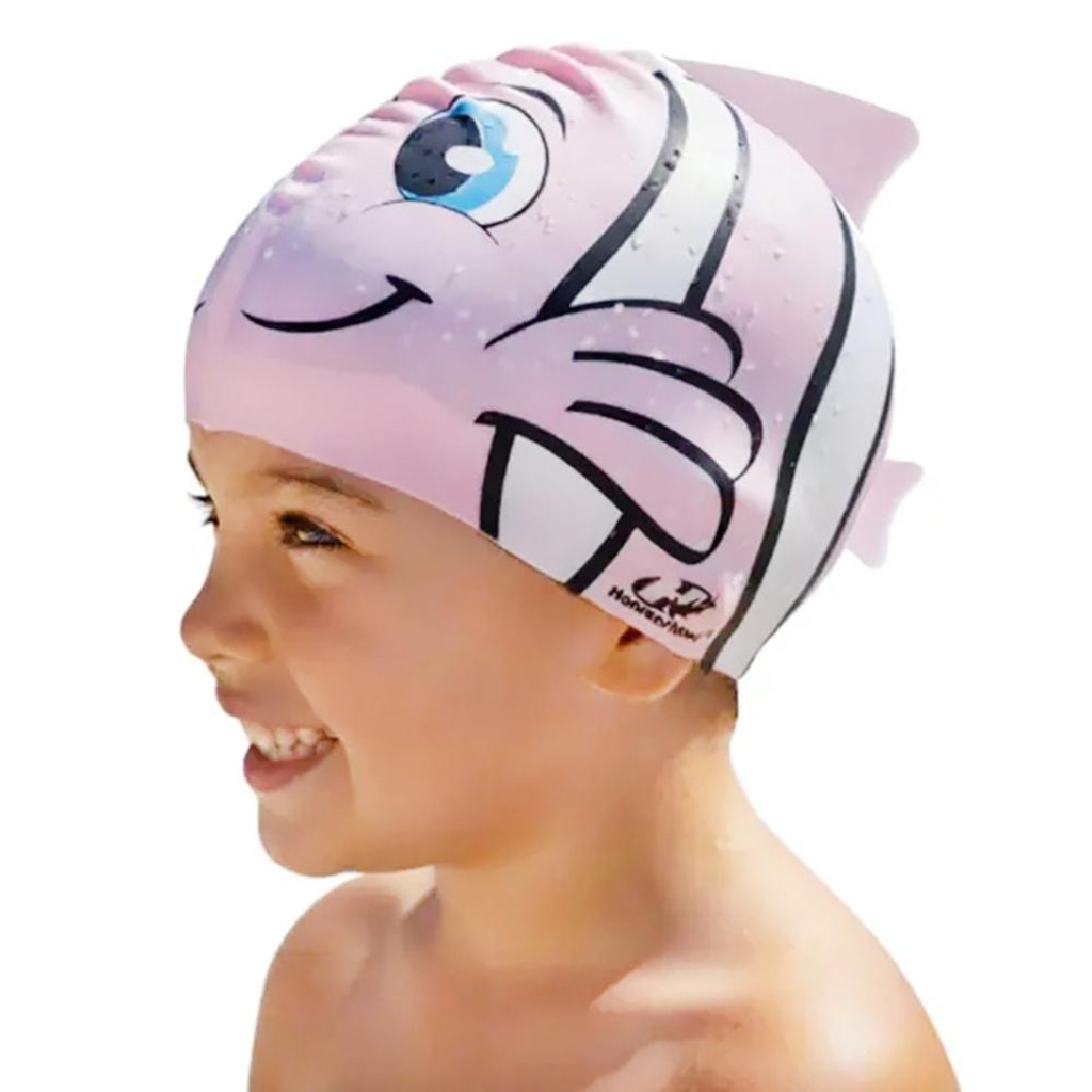 Imagem 1 do produto Touca de Natação Hammerhead Silicone Animal Kids Peixinho Infantil