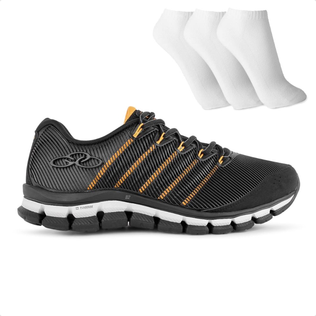 Imagem 1 do produto Tênis Masculino Olympikus Dynamic + 3 Pares de Meias