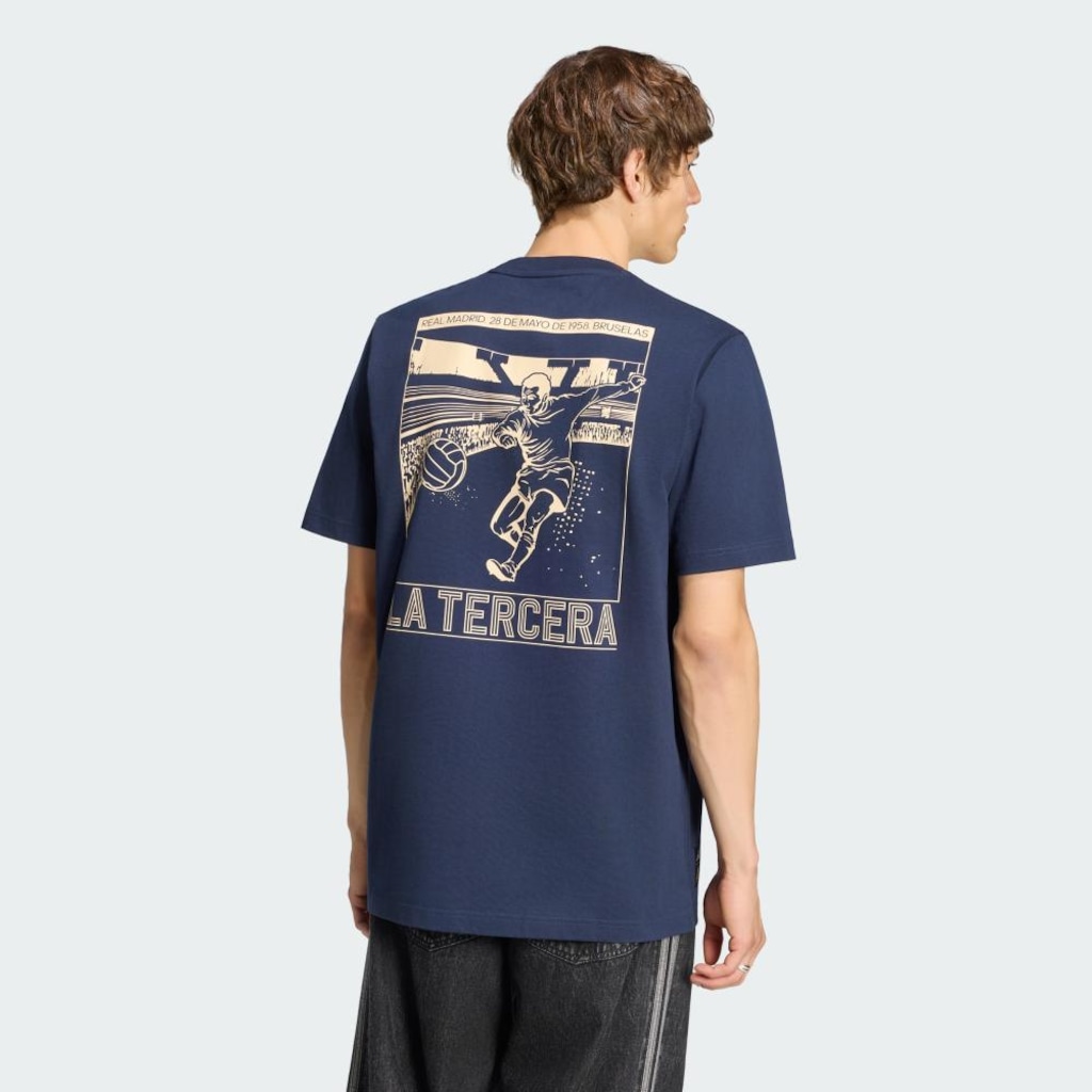 Imagem 3 do produto Camiseta Real Madrid adidas Legado Masculina