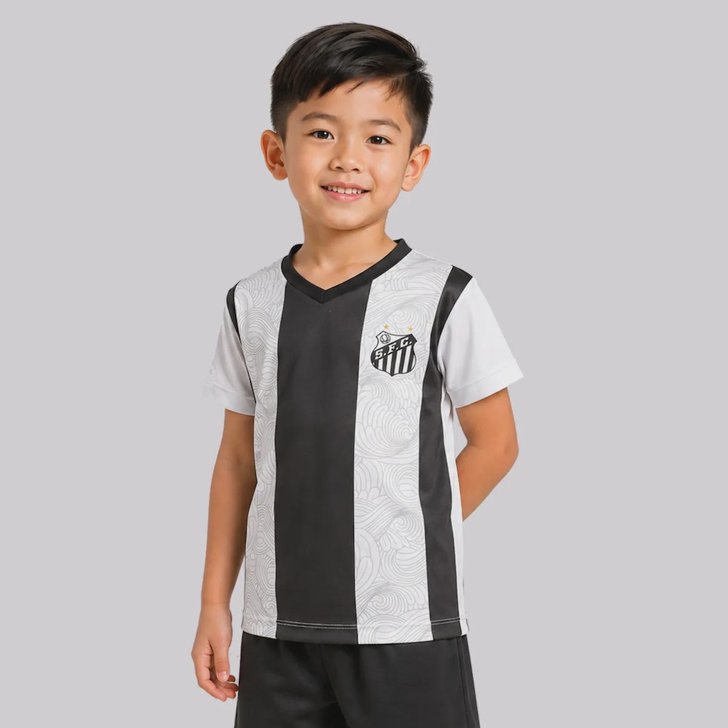Imagem 1 do produto Camisa do Santos Faixas Infantil