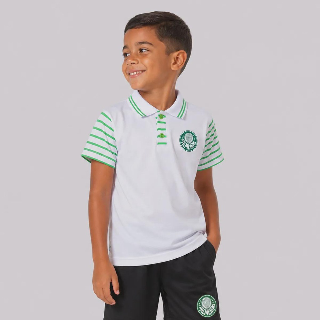 Imagem 3 do produto Camisa Polo do Palmeiras Malha Infantil
