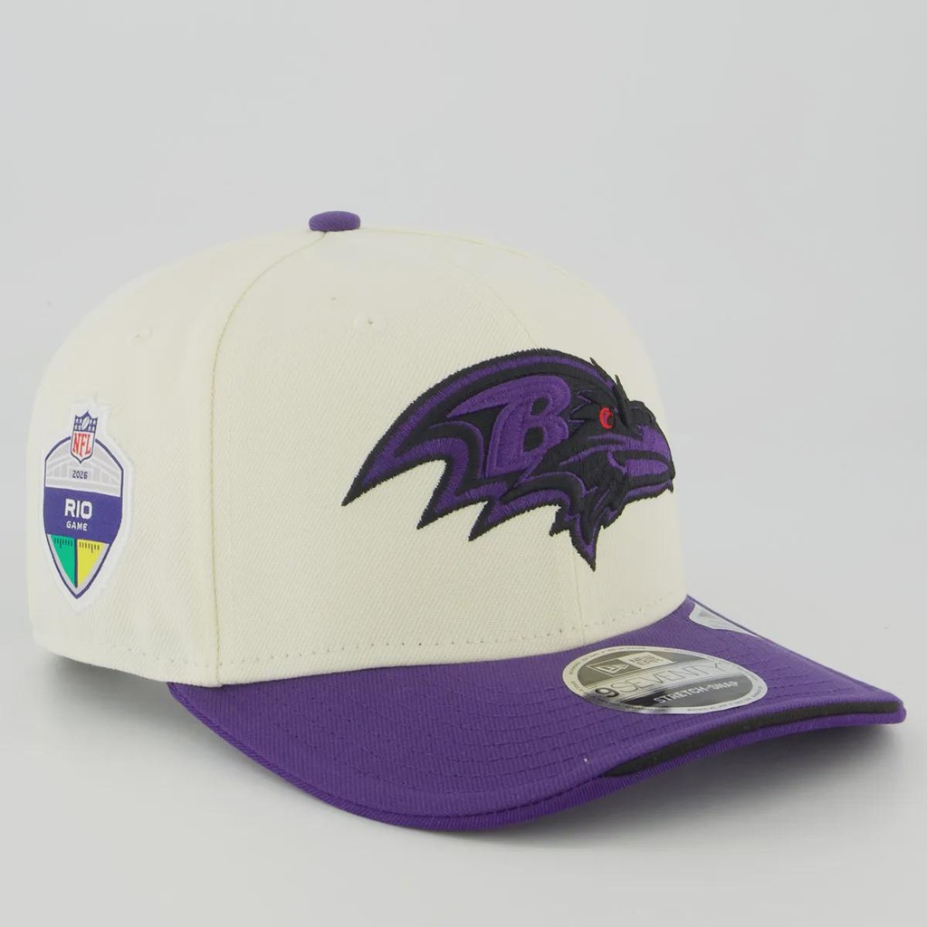 Imagem 3 do produto Boné Unissex New Era Baltimore Ravens 970 NFL Brasil Game Aba Reta