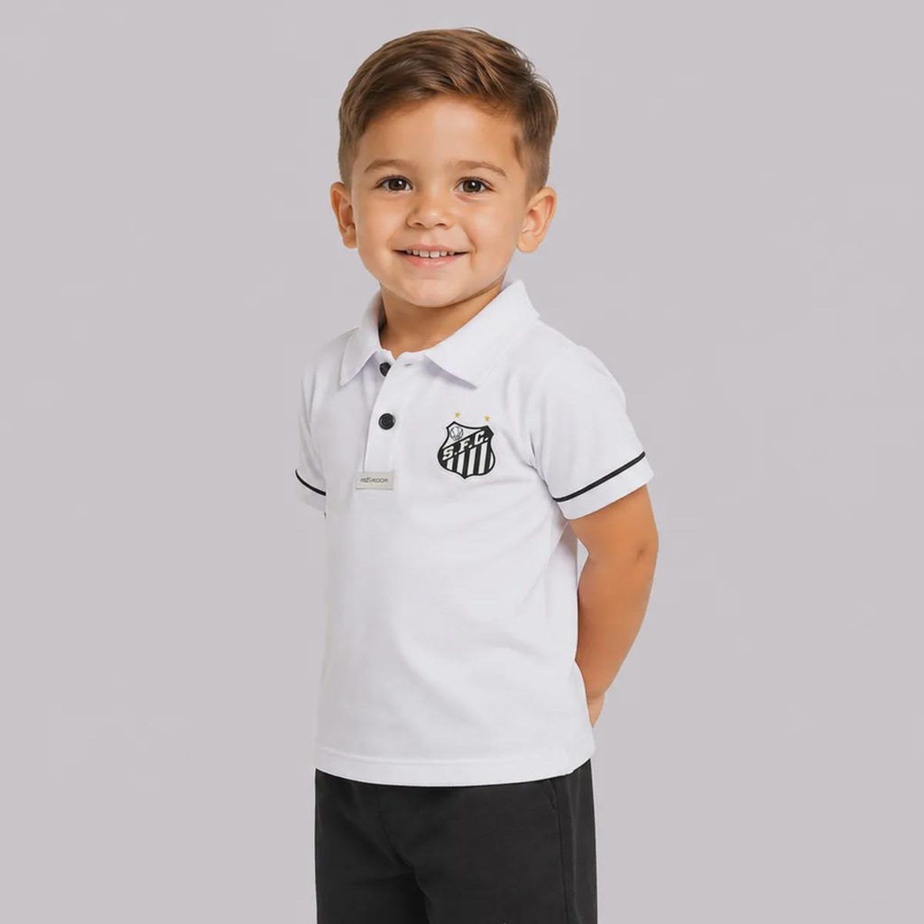 Imagem 2 do produto Camisa do Santos Polo Vivos Infantil