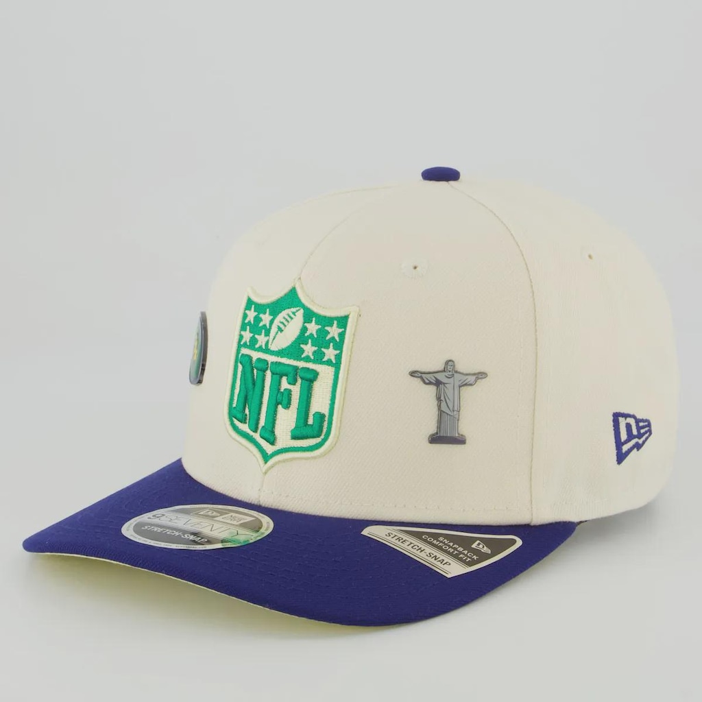 Imagem 1 do produto Boné Unissex New Era NFL Brasil Game 2026 Logo 970 Aba Reta