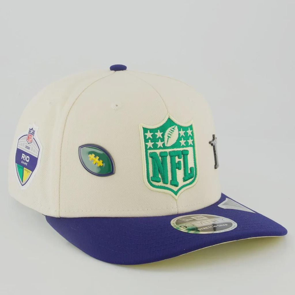 Imagem 3 do produto Boné Unissex New Era NFL Brasil Game 2026 Logo 970 Aba Reta