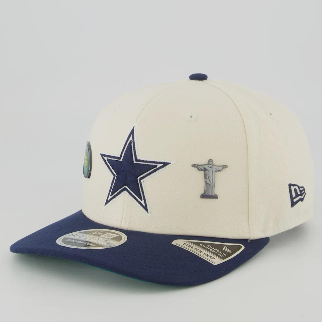 Imagem 1 do produto Boné Unissex New Era Dallas Cowboys 970 NFL Brasil Game 2026 Aba Curva