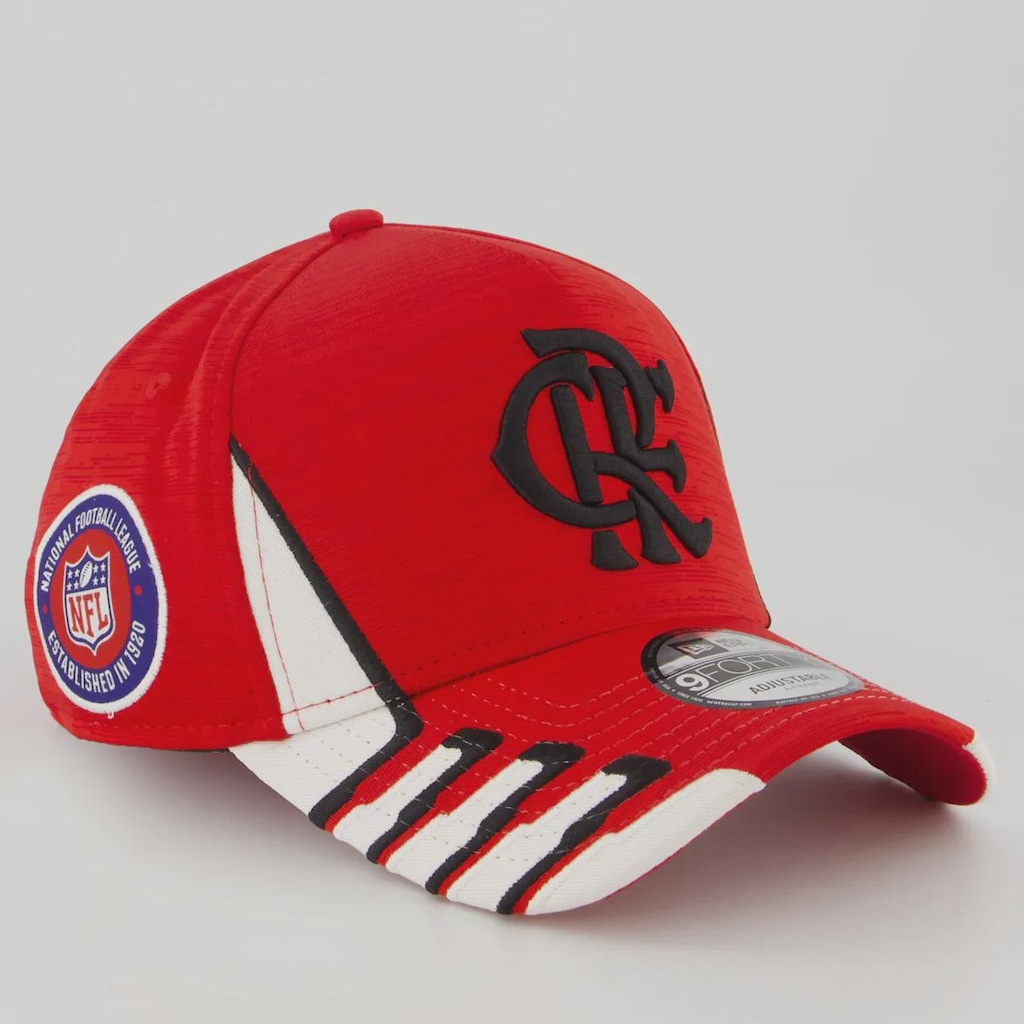 Imagem 3 do produto Boné Unissex New Era Flamengo 940 NFL Brasil Game 2026 Team Aba Curva